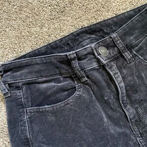 AE Black Corduroy Skinny Jeans